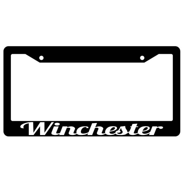 Black License Plate Frame New City State Winchester Auto Accessory 1036